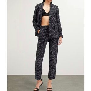 ALLSAINTS Leopard Print Aurora Trousers NEW